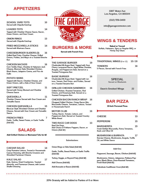 2026-03-15.Garage Menu